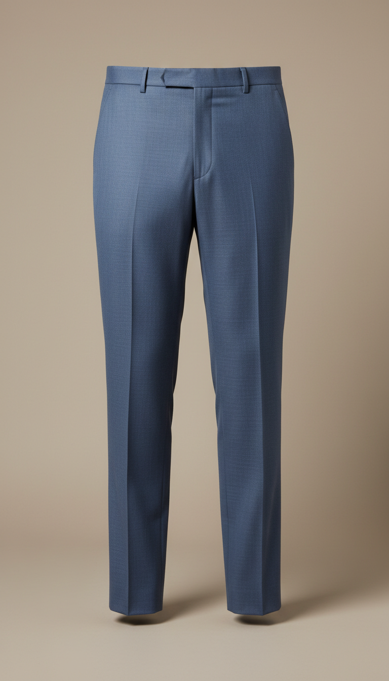 pantalon bleu crépuscule ajusté