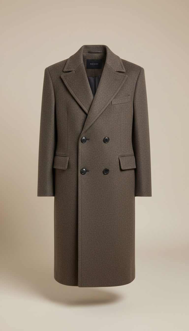manteau en laine structurée