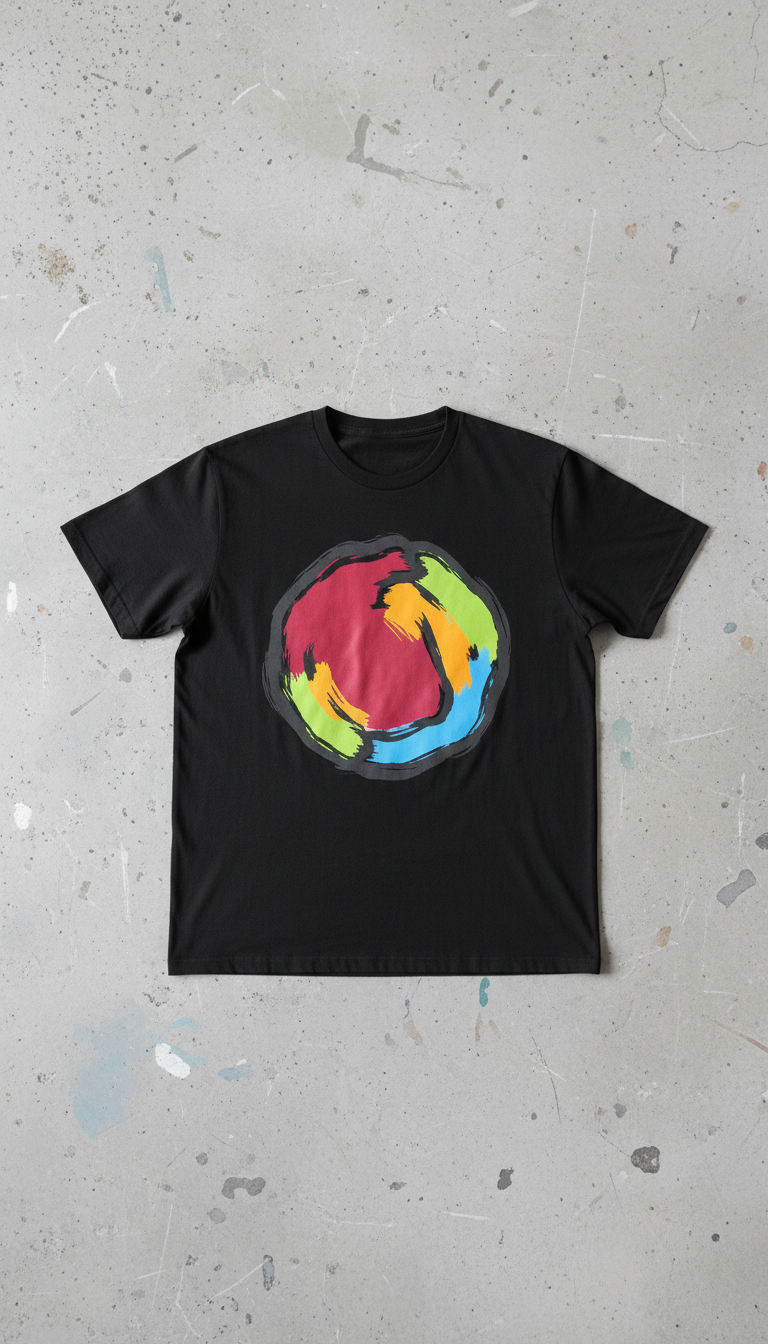 T-shirt Capsule Orange collaboration artiste
