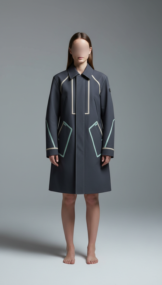manteau technique graphite