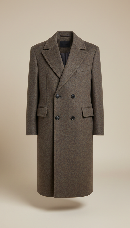 manteau en laine structurée